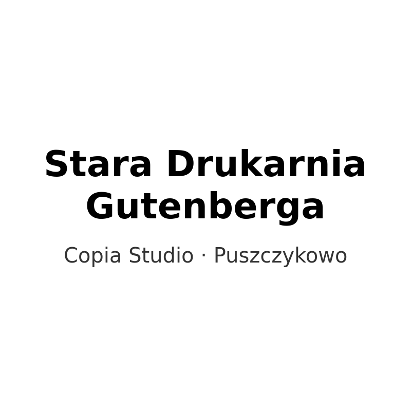 Galeria sztuki i stara drukarnia Gutenberga
